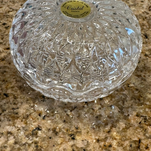 Cristal France genuine lead crystal trinket dish new - Picture 9 of 14